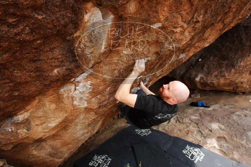 Bouldering in Hueco Tanks on 11/17/2019 with Blue Lizard Climbing and Yoga
Filename: SRM_20191117_1428430.jpg
Aperture: f/8.0
Shutter Speed: 1/250
Body: Canon EOS-1D Mark II
Lens: Canon EF 16-35mm f/2.8 L
