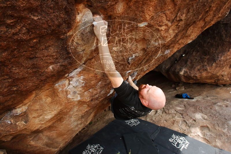 Bouldering in Hueco Tanks on 11/17/2019 with Blue Lizard Climbing and Yoga
Filename: SRM_20191117_1428441.jpg
Aperture: f/8.0
Shutter Speed: 1/250
Body: Canon EOS-1D Mark II
Lens: Canon EF 16-35mm f/2.8 L