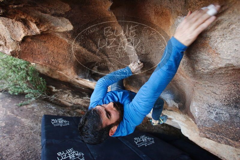 Bouldering in Hueco Tanks on 11/17/2019 with Blue Lizard Climbing and Yoga

Filename: SRM_20191117_1556110.jpg
Aperture: f/4.5
Shutter Speed: 1/250
Body: Canon EOS-1D Mark II
Lens: Canon EF 16-35mm f/2.8 L