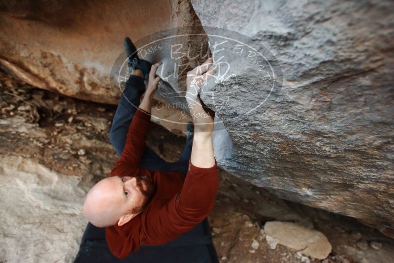 Bouldering in Hueco Tanks on 11/17/2019 with Blue Lizard Climbing and Yoga
Filename: SRM_20191117_1804381.jpg
Aperture: f/2.8
Shutter Speed: 1/160
Body: Canon EOS-1D Mark II
Lens: Canon EF 16-35mm f/2.8 L