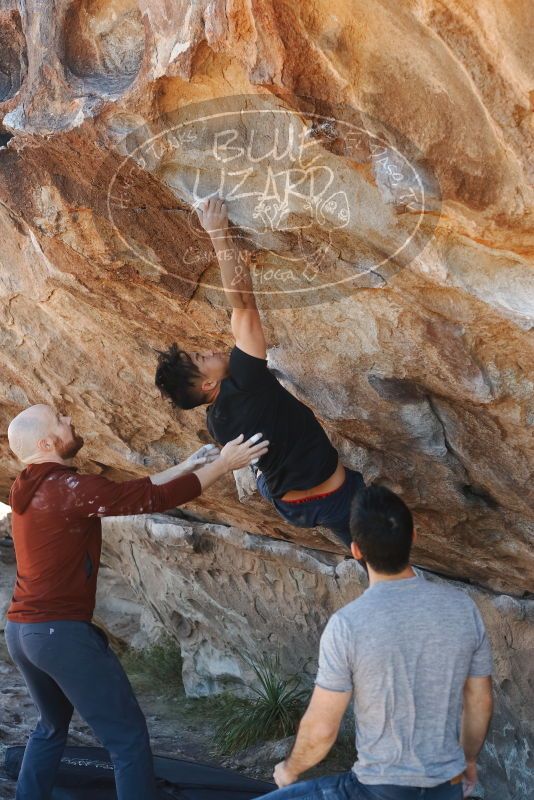 Bouldering in Hueco Tanks on 11/18/2019 with Blue Lizard Climbing and Yoga

Filename: SRM_20191118_1154020.jpg
Aperture: f/4.5
Shutter Speed: 1/250
Body: Canon EOS-1D Mark II
Lens: Canon EF 50mm f/1.8 II