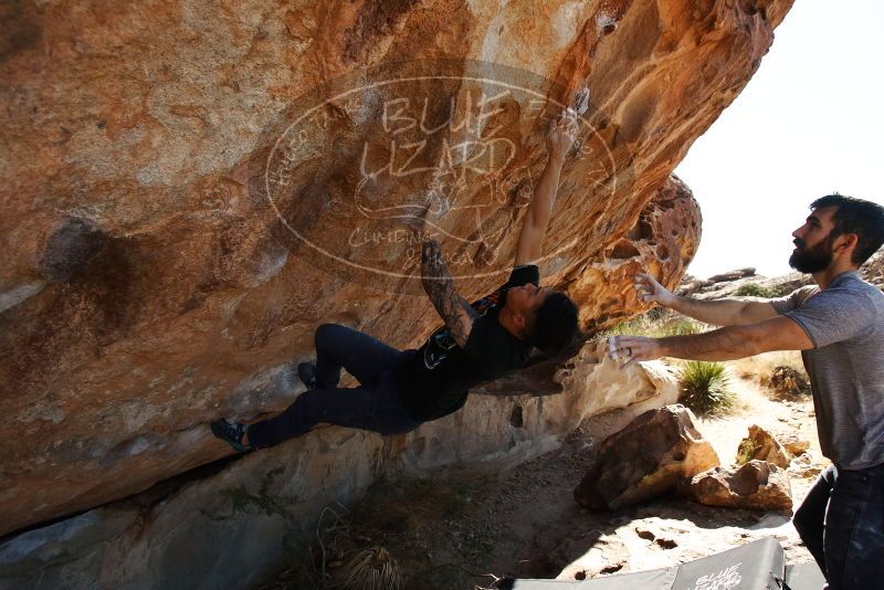 Bouldering in Hueco Tanks on 11/18/2019 with Blue Lizard Climbing and Yoga
Filename: SRM_20191118_1305520.jpg
Aperture: f/4.5
Shutter Speed: 1/250
Body: Canon EOS-1D Mark II
Lens: Canon EF 16-35mm f/2.8 L
