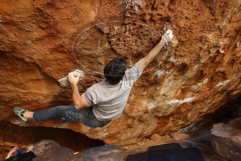 Bouldering in Hueco Tanks on 11/18/2019 with Blue Lizard Climbing and Yoga

Filename: SRM_20191118_1611270.jpg
Aperture: f/3.5
Shutter Speed: 1/200
Body: Canon EOS-1D Mark II
Lens: Canon EF 16-35mm f/2.8 L