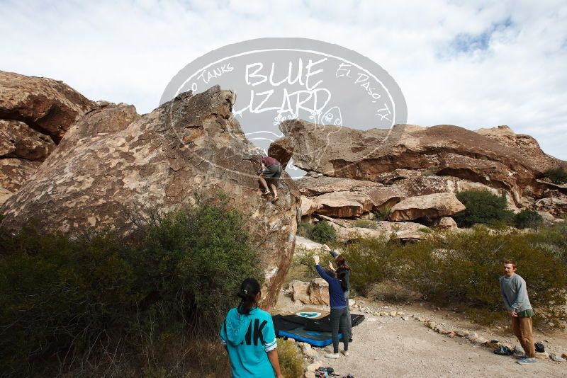 Bouldering in Hueco Tanks on 11/16/2019 with Blue Lizard Climbing and Yoga

Filename: SRM_20191116_1032350.jpg
Aperture: f/8.0
Shutter Speed: 1/400
Body: Canon EOS-1D Mark II
Lens: Canon EF 16-35mm f/2.8 L