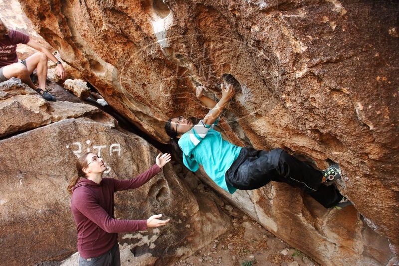 Bouldering in Hueco Tanks on 11/16/2019 with Blue Lizard Climbing and Yoga
Filename: SRM_20191116_1047560.jpg
Aperture: f/5.0
Shutter Speed: 1/200
Body: Canon EOS-1D Mark II
Lens: Canon EF 16-35mm f/2.8 L