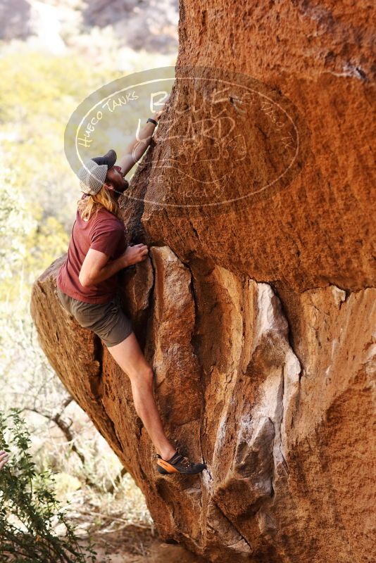 Bouldering in Hueco Tanks on 11/16/2019 with Blue Lizard Climbing and Yoga
Filename: SRM_20191116_1101090.jpg
Aperture: f/2.8
Shutter Speed: 1/800
Body: Canon EOS-1D Mark II
Lens: Canon EF 85mm f/1.2 L II