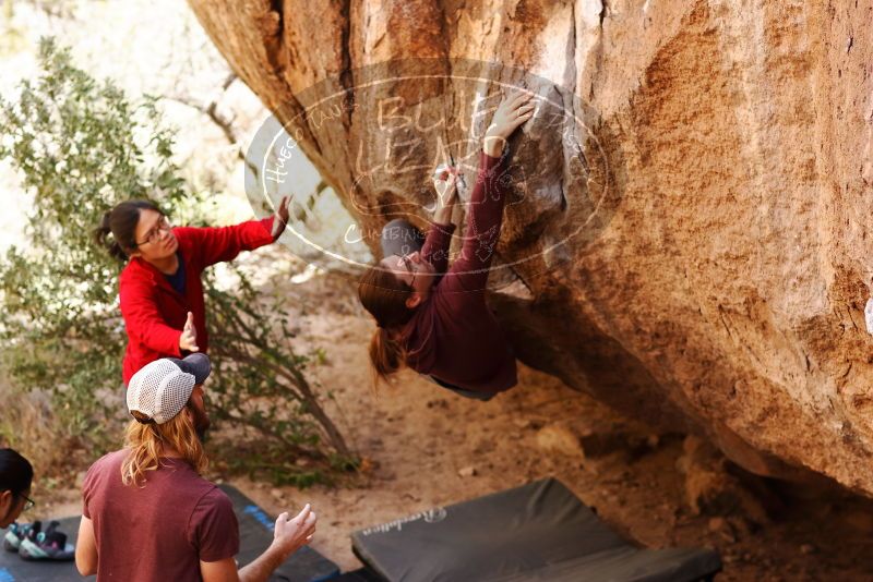 Bouldering in Hueco Tanks on 11/16/2019 with Blue Lizard Climbing and Yoga
Filename: SRM_20191116_1109210.jpg
Aperture: f/2.8
Shutter Speed: 1/400
Body: Canon EOS-1D Mark II
Lens: Canon EF 85mm f/1.2 L II