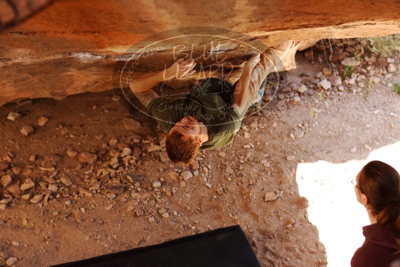 Bouldering in Hueco Tanks on 11/16/2019 with Blue Lizard Climbing and Yoga
Filename: SRM_20191116_1125570.jpg
Aperture: f/2.8
Shutter Speed: 1/500
Body: Canon EOS-1D Mark II
Lens: Canon EF 85mm f/1.2 L II