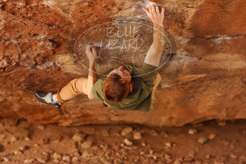 Bouldering in Hueco Tanks on 11/16/2019 with Blue Lizard Climbing and Yoga
Filename: SRM_20191116_1134140.jpg
Aperture: f/2.8
Shutter Speed: 1/320
Body: Canon EOS-1D Mark II
Lens: Canon EF 85mm f/1.2 L II