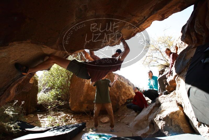 Bouldering in Hueco Tanks on 11/16/2019 with Blue Lizard Climbing and Yoga

Filename: SRM_20191116_1150030.jpg
Aperture: f/5.6
Shutter Speed: 1/400
Body: Canon EOS-1D Mark II
Lens: Canon EF 16-35mm f/2.8 L