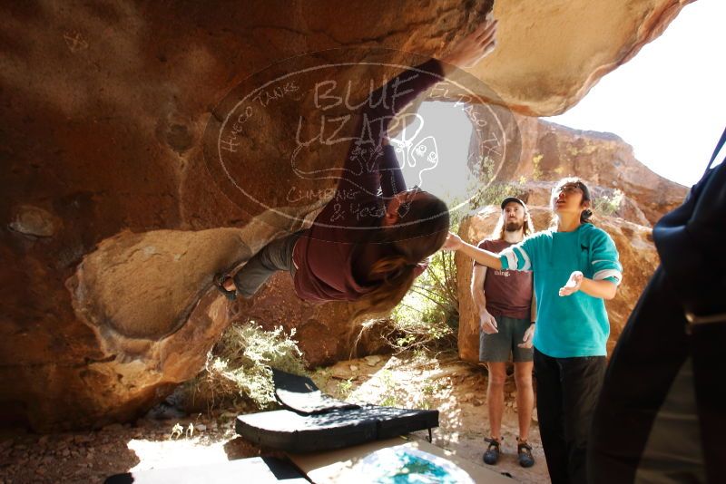 Bouldering in Hueco Tanks on 11/16/2019 with Blue Lizard Climbing and Yoga
Filename: SRM_20191116_1158350.jpg
Aperture: f/5.6
Shutter Speed: 1/200
Body: Canon EOS-1D Mark II
Lens: Canon EF 16-35mm f/2.8 L