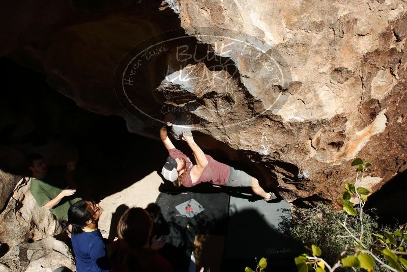 Bouldering in Hueco Tanks on 11/16/2019 with Blue Lizard Climbing and Yoga

Filename: SRM_20191116_1246180.jpg
Aperture: f/8.0
Shutter Speed: 1/500
Body: Canon EOS-1D Mark II
Lens: Canon EF 16-35mm f/2.8 L