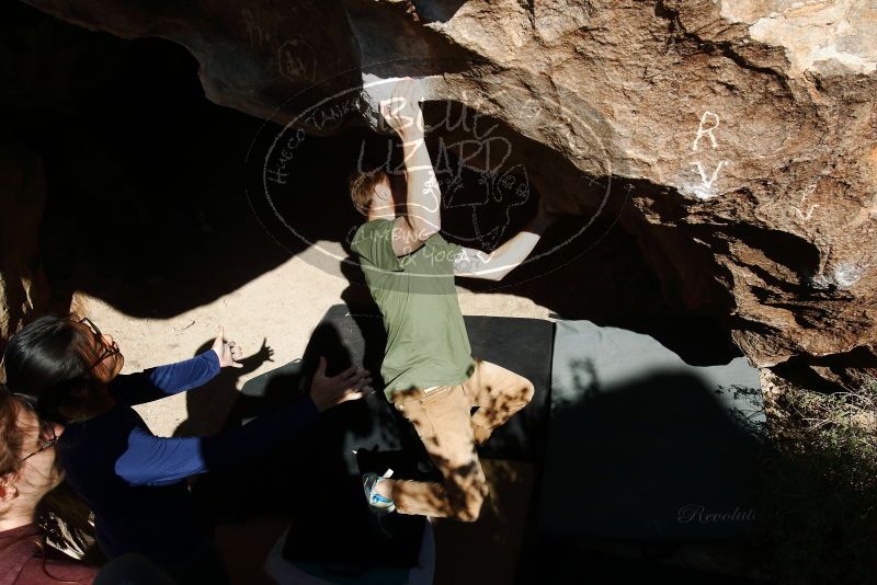 Bouldering in Hueco Tanks on 11/16/2019 with Blue Lizard Climbing and Yoga

Filename: SRM_20191116_1251340.jpg
Aperture: f/8.0
Shutter Speed: 1/500
Body: Canon EOS-1D Mark II
Lens: Canon EF 16-35mm f/2.8 L