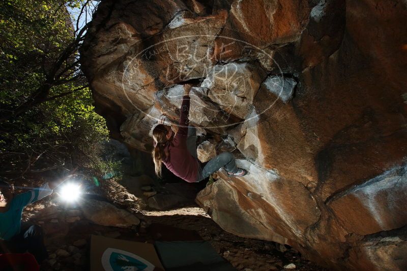 Bouldering in Hueco Tanks on 11/16/2019 with Blue Lizard Climbing and Yoga
Filename: SRM_20191116_1344380.jpg
Aperture: f/8.0
Shutter Speed: 1/250
Body: Canon EOS-1D Mark II
Lens: Canon EF 16-35mm f/2.8 L