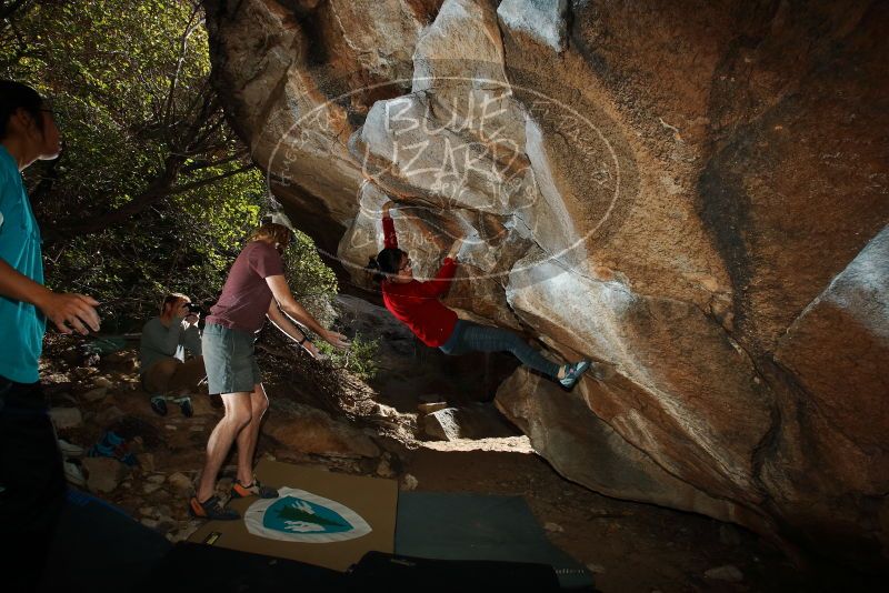 Bouldering in Hueco Tanks on 11/16/2019 with Blue Lizard Climbing and Yoga
Filename: SRM_20191116_1401040.jpg
Aperture: f/8.0
Shutter Speed: 1/250
Body: Canon EOS-1D Mark II
Lens: Canon EF 16-35mm f/2.8 L