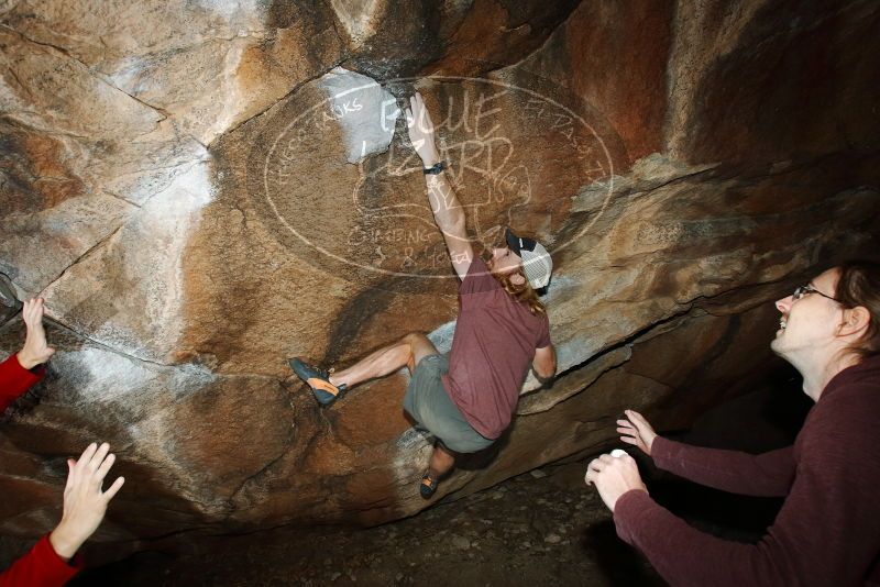 Bouldering in Hueco Tanks on 11/16/2019 with Blue Lizard Climbing and Yoga

Filename: SRM_20191116_1413120.jpg
Aperture: f/8.0
Shutter Speed: 1/250
Body: Canon EOS-1D Mark II
Lens: Canon EF 16-35mm f/2.8 L