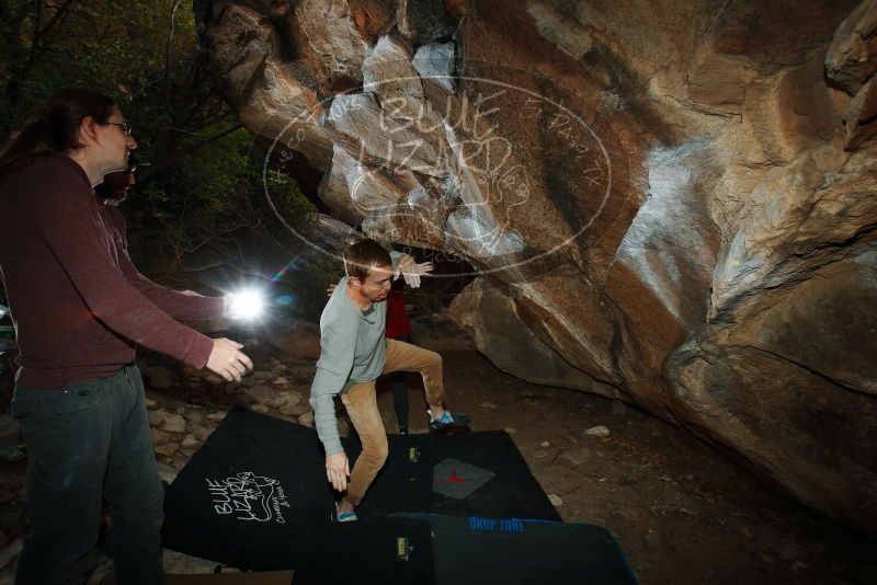 Bouldering in Hueco Tanks on 11/16/2019 with Blue Lizard Climbing and Yoga
Filename: SRM_20191116_1414440.jpg
Aperture: f/8.0
Shutter Speed: 1/200
Body: Canon EOS-1D Mark II
Lens: Canon EF 16-35mm f/2.8 L