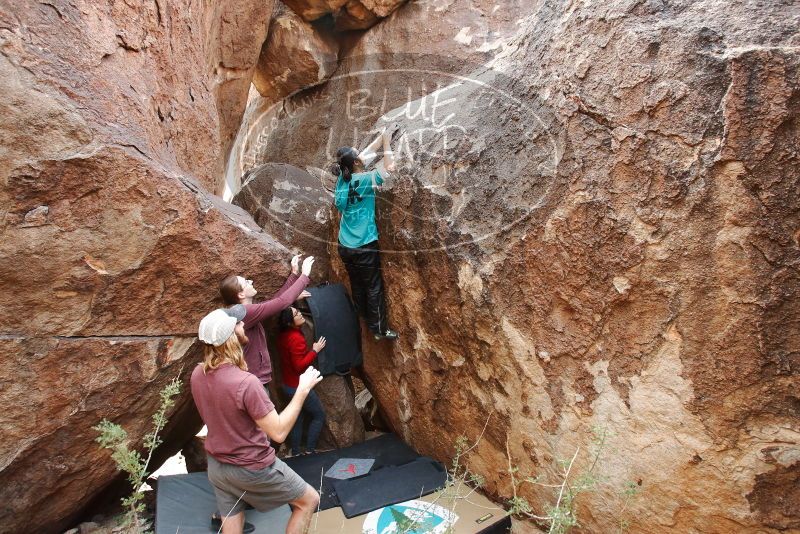 Bouldering in Hueco Tanks on 11/16/2019 with Blue Lizard Climbing and Yoga

Filename: SRM_20191116_1425380.jpg
Aperture: f/5.6
Shutter Speed: 1/250
Body: Canon EOS-1D Mark II
Lens: Canon EF 16-35mm f/2.8 L