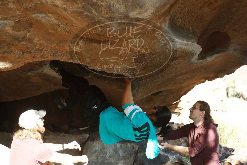 Bouldering in Hueco Tanks on 11/16/2019 with Blue Lizard Climbing and Yoga

Filename: SRM_20191116_1612000.jpg
Aperture: f/4.0
Shutter Speed: 1/250
Body: Canon EOS-1D Mark II
Lens: Canon EF 50mm f/1.8 II