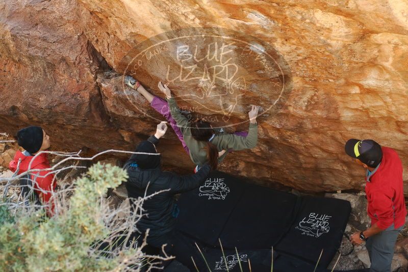 Bouldering in Hueco Tanks on 11/23/2019 with Blue Lizard Climbing and Yoga

Filename: SRM_20191123_1227410.jpg
Aperture: f/3.5
Shutter Speed: 1/250
Body: Canon EOS-1D Mark II
Lens: Canon EF 50mm f/1.8 II