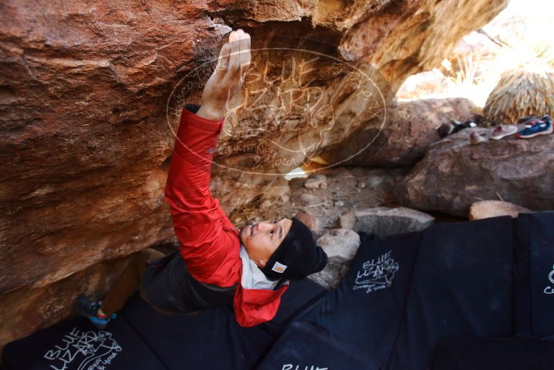Bouldering in Hueco Tanks on 11/23/2019 with Blue Lizard Climbing and Yoga

Filename: SRM_20191123_1231370.jpg
Aperture: f/4.0
Shutter Speed: 1/250
Body: Canon EOS-1D Mark II
Lens: Canon EF 16-35mm f/2.8 L