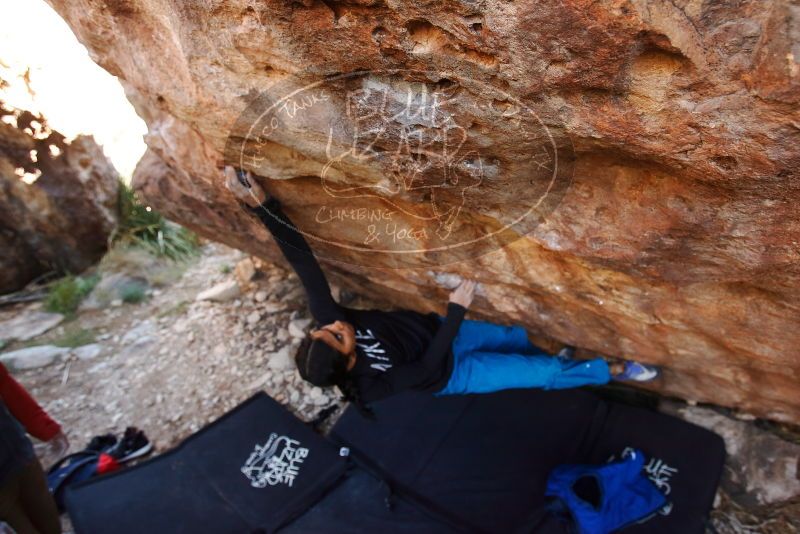 Bouldering in Hueco Tanks on 11/23/2019 with Blue Lizard Climbing and Yoga

Filename: SRM_20191123_1233140.jpg
Aperture: f/4.0
Shutter Speed: 1/250
Body: Canon EOS-1D Mark II
Lens: Canon EF 16-35mm f/2.8 L