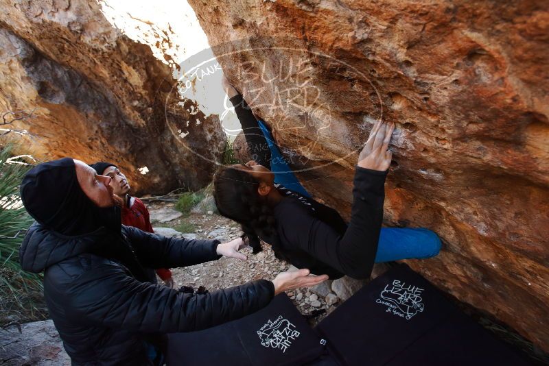 Bouldering in Hueco Tanks on 11/23/2019 with Blue Lizard Climbing and Yoga

Filename: SRM_20191123_1233250.jpg
Aperture: f/5.0
Shutter Speed: 1/250
Body: Canon EOS-1D Mark II
Lens: Canon EF 16-35mm f/2.8 L