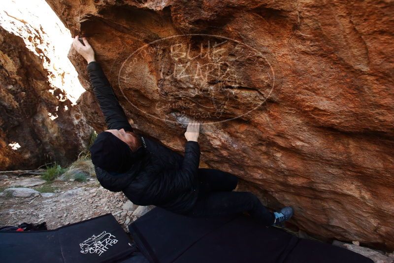 Bouldering in Hueco Tanks on 11/23/2019 with Blue Lizard Climbing and Yoga

Filename: SRM_20191123_1235390.jpg
Aperture: f/4.5
Shutter Speed: 1/250
Body: Canon EOS-1D Mark II
Lens: Canon EF 16-35mm f/2.8 L