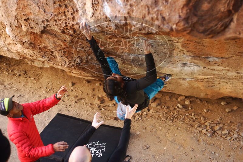 Bouldering in Hueco Tanks on 11/23/2019 with Blue Lizard Climbing and Yoga

Filename: SRM_20191123_1410200.jpg
Aperture: f/2.2
Shutter Speed: 1/250
Body: Canon EOS-1D Mark II
Lens: Canon EF 50mm f/1.8 II