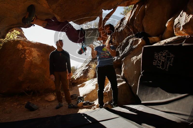 Bouldering in Hueco Tanks on 11/23/2019 with Blue Lizard Climbing and Yoga

Filename: SRM_20191123_1423390.jpg
Aperture: f/10.0
Shutter Speed: 1/250
Body: Canon EOS-1D Mark II
Lens: Canon EF 16-35mm f/2.8 L