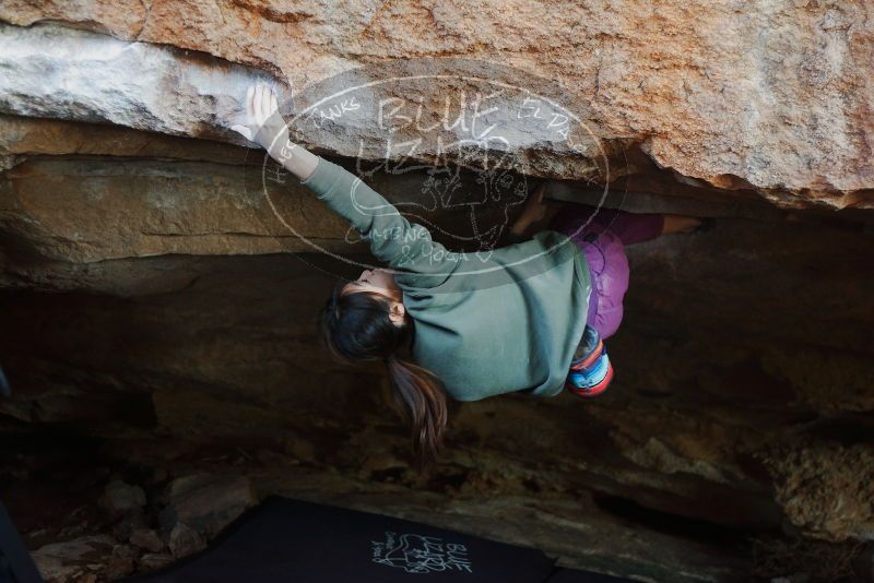 Bouldering in Hueco Tanks on 11/23/2019 with Blue Lizard Climbing and Yoga

Filename: SRM_20191123_1628040.jpg
Aperture: f/2.5
Shutter Speed: 1/250
Body: Canon EOS-1D Mark II
Lens: Canon EF 50mm f/1.8 II
