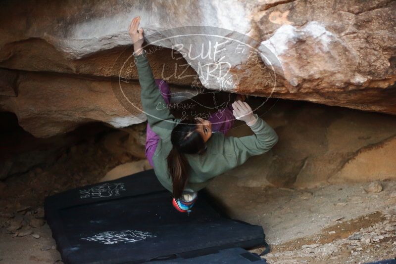 Bouldering in Hueco Tanks on 11/23/2019 with Blue Lizard Climbing and Yoga

Filename: SRM_20191123_1726110.jpg
Aperture: f/1.8
Shutter Speed: 1/160
Body: Canon EOS-1D Mark II
Lens: Canon EF 50mm f/1.8 II