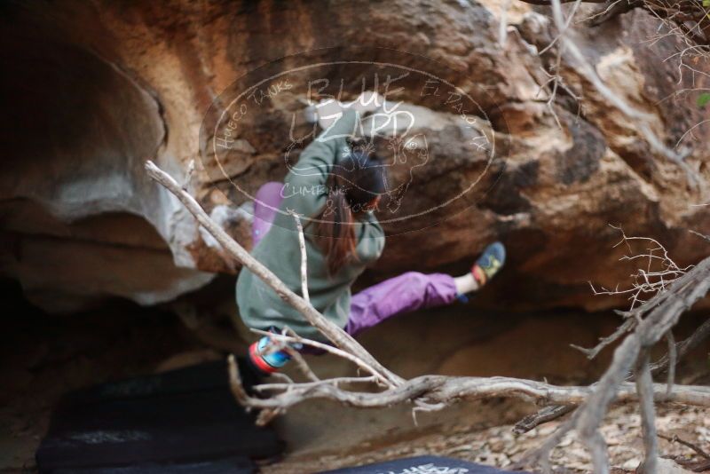 Bouldering in Hueco Tanks on 11/23/2019 with Blue Lizard Climbing and Yoga

Filename: SRM_20191123_1733550.jpg
Aperture: f/2.2
Shutter Speed: 1/250
Body: Canon EOS-1D Mark II
Lens: Canon EF 50mm f/1.8 II