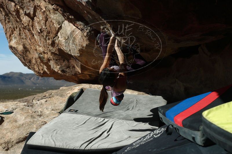 Bouldering in Hueco Tanks on 11/24/2019 with Blue Lizard Climbing and Yoga

Filename: SRM_20191124_1209230.jpg
Aperture: f/5.0
Shutter Speed: 1/500
Body: Canon EOS-1D Mark II
Lens: Canon EF 50mm f/1.8 II