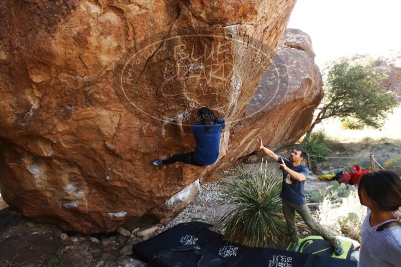 Bouldering in Hueco Tanks on 11/24/2019 with Blue Lizard Climbing and Yoga

Filename: SRM_20191124_1325351.jpg
Aperture: f/5.6
Shutter Speed: 1/250
Body: Canon EOS-1D Mark II
Lens: Canon EF 16-35mm f/2.8 L