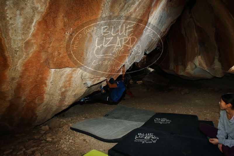 Bouldering in Hueco Tanks on 11/24/2019 with Blue Lizard Climbing and Yoga

Filename: SRM_20191124_1424260.jpg
Aperture: f/8.0
Shutter Speed: 1/250
Body: Canon EOS-1D Mark II
Lens: Canon EF 16-35mm f/2.8 L