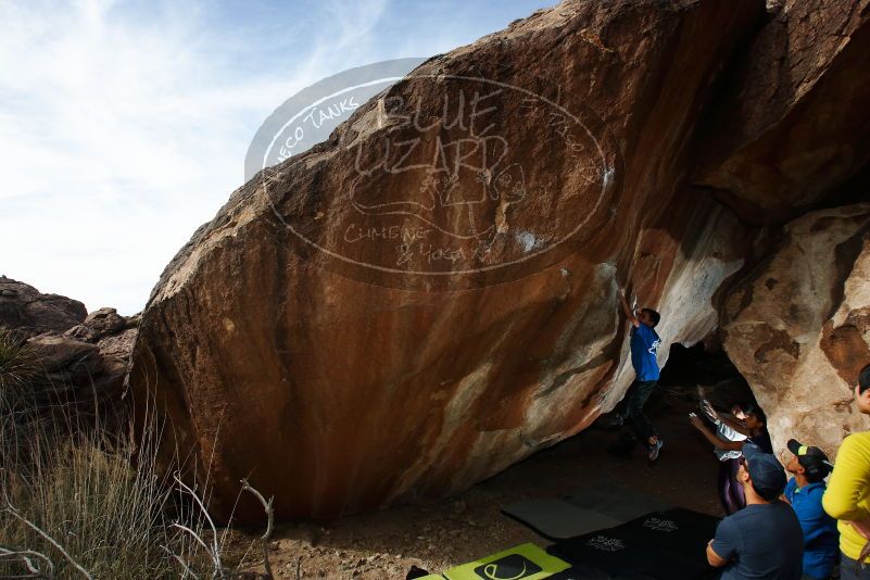 Bouldering in Hueco Tanks on 11/24/2019 with Blue Lizard Climbing and Yoga

Filename: SRM_20191124_1426190.jpg
Aperture: f/8.0
Shutter Speed: 1/250
Body: Canon EOS-1D Mark II
Lens: Canon EF 16-35mm f/2.8 L