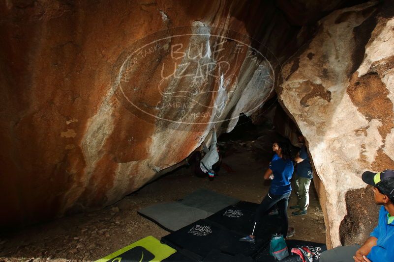 Bouldering in Hueco Tanks on 11/24/2019 with Blue Lizard Climbing and Yoga

Filename: SRM_20191124_1433120.jpg
Aperture: f/8.0
Shutter Speed: 1/250
Body: Canon EOS-1D Mark II
Lens: Canon EF 16-35mm f/2.8 L