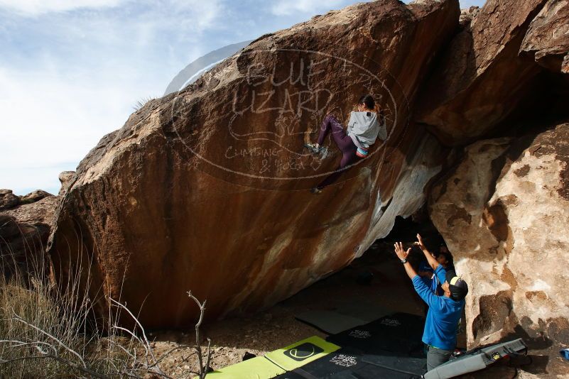 Bouldering in Hueco Tanks on 11/24/2019 with Blue Lizard Climbing and Yoga

Filename: SRM_20191124_1434160.jpg
Aperture: f/8.0
Shutter Speed: 1/250
Body: Canon EOS-1D Mark II
Lens: Canon EF 16-35mm f/2.8 L