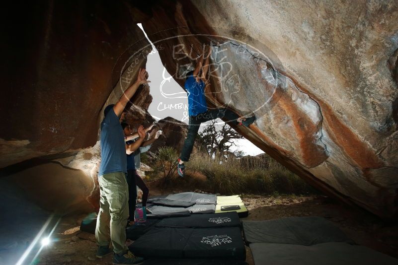 Bouldering in Hueco Tanks on 11/24/2019 with Blue Lizard Climbing and Yoga

Filename: SRM_20191124_1436500.jpg
Aperture: f/8.0
Shutter Speed: 1/250
Body: Canon EOS-1D Mark II
Lens: Canon EF 16-35mm f/2.8 L
