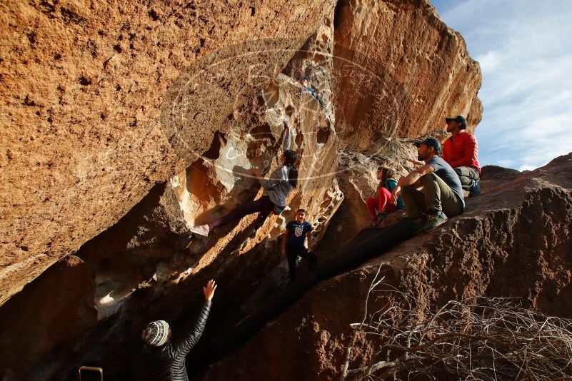 Bouldering in Hueco Tanks on 11/24/2019 with Blue Lizard Climbing and Yoga

Filename: SRM_20191124_1652570.jpg
Aperture: f/8.0
Shutter Speed: 1/400
Body: Canon EOS-1D Mark II
Lens: Canon EF 16-35mm f/2.8 L