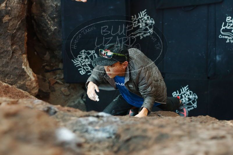 Bouldering in Hueco Tanks on 11/24/2019 with Blue Lizard Climbing and Yoga

Filename: SRM_20191124_1731320.jpg
Aperture: f/2.8
Shutter Speed: 1/250
Body: Canon EOS-1D Mark II
Lens: Canon EF 50mm f/1.8 II