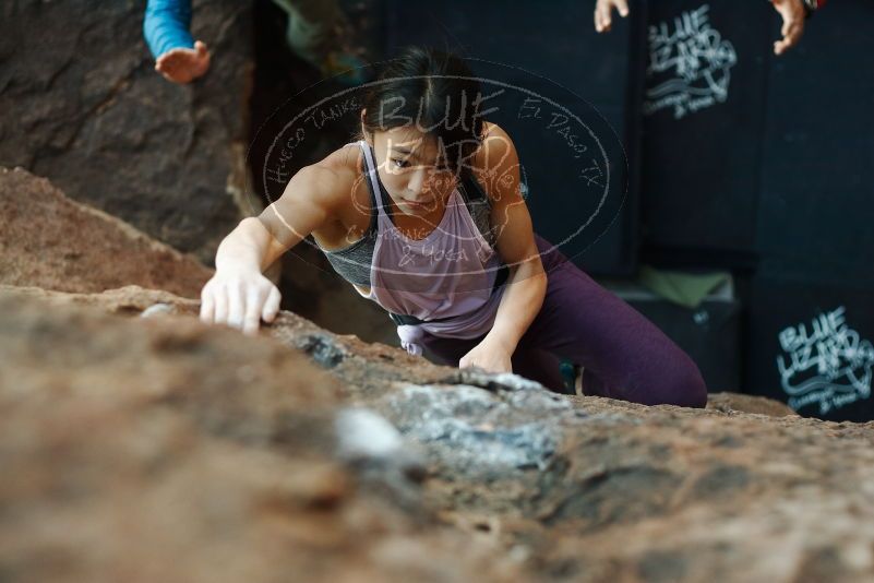 Bouldering in Hueco Tanks on 11/24/2019 with Blue Lizard Climbing and Yoga

Filename: SRM_20191124_1736110.jpg
Aperture: f/2.8
Shutter Speed: 1/250
Body: Canon EOS-1D Mark II
Lens: Canon EF 50mm f/1.8 II