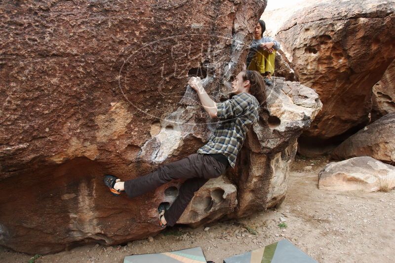 Bouldering in Hueco Tanks on 11/25/2019 with Blue Lizard Climbing and Yoga
Filename: SRM_20191125_1057300.jpg
Aperture: f/4.5
Shutter Speed: 1/800
Body: Canon EOS-1D Mark II
Lens: Canon EF 16-35mm f/2.8 L