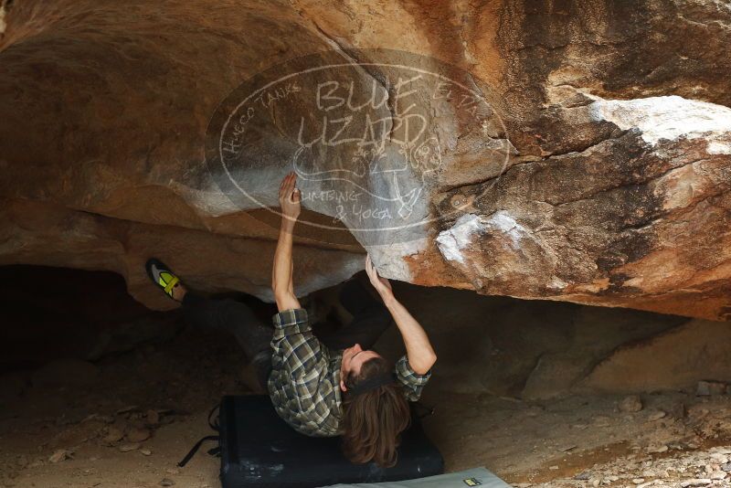 Bouldering in Hueco Tanks on 11/25/2019 with Blue Lizard Climbing and Yoga

Filename: SRM_20191125_1444010.jpg
Aperture: f/3.2
Shutter Speed: 1/250
Body: Canon EOS-1D Mark II
Lens: Canon EF 50mm f/1.8 II