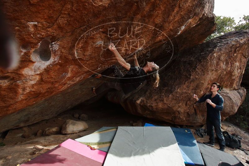 Bouldering in Hueco Tanks on 11/25/2019 with Blue Lizard Climbing and Yoga
Filename: SRM_20191125_1524280.jpg
Aperture: f/5.0
Shutter Speed: 1/320
Body: Canon EOS-1D Mark II
Lens: Canon EF 16-35mm f/2.8 L