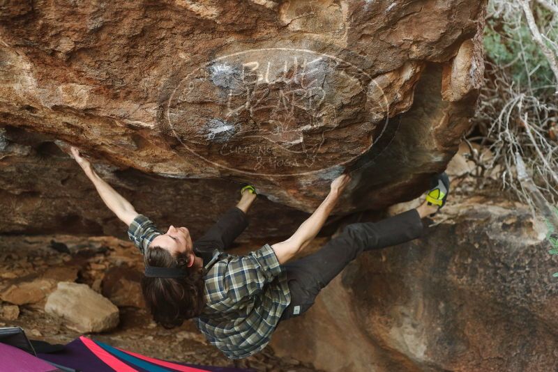 Bouldering in Hueco Tanks on 11/25/2019 with Blue Lizard Climbing and Yoga

Filename: SRM_20191125_1627550.jpg
Aperture: f/3.2
Shutter Speed: 1/320
Body: Canon EOS-1D Mark II
Lens: Canon EF 50mm f/1.8 II