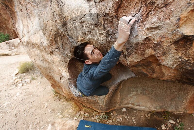 Bouldering in Hueco Tanks on 11/25/2019 with Blue Lizard Climbing and Yoga

Filename: SRM_20191125_1235150.jpg
Aperture: f/5.6
Shutter Speed: 1/250
Body: Canon EOS-1D Mark II
Lens: Canon EF 16-35mm f/2.8 L