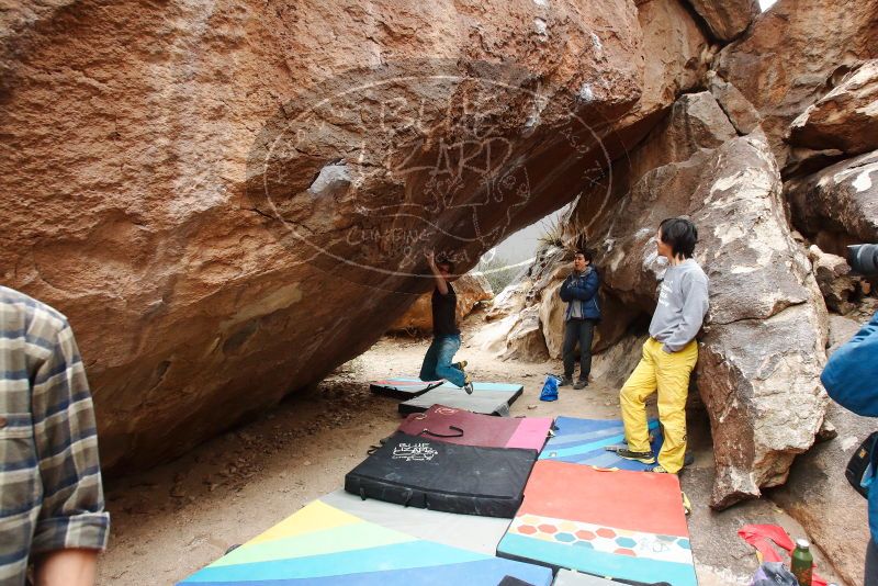 Bouldering in Hueco Tanks on 11/25/2019 with Blue Lizard Climbing and Yoga

Filename: SRM_20191125_1245450.jpg
Aperture: f/5.6
Shutter Speed: 1/250
Body: Canon EOS-1D Mark II
Lens: Canon EF 16-35mm f/2.8 L