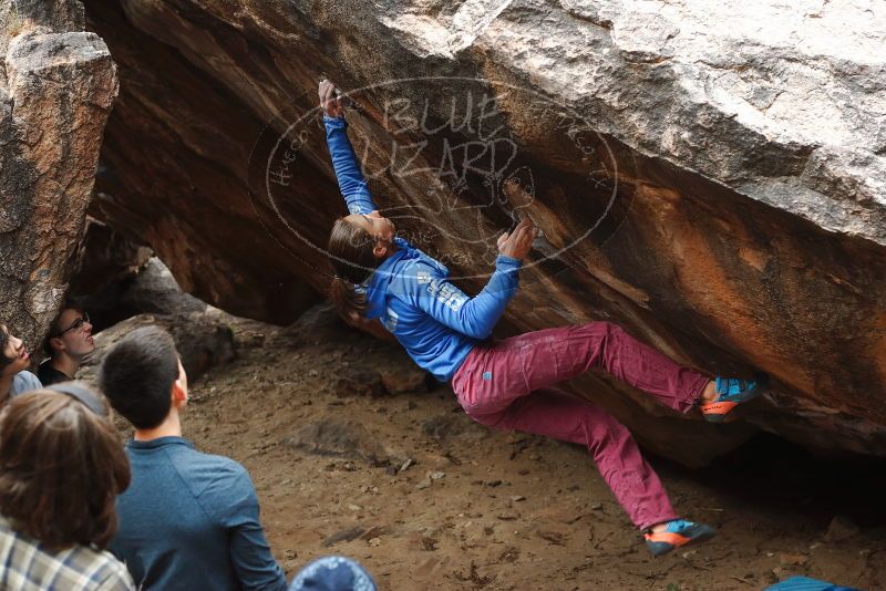 Bouldering in Hueco Tanks on 11/25/2019 with Blue Lizard Climbing and Yoga

Filename: SRM_20191125_1348470.jpg
Aperture: f/3.5
Shutter Speed: 1/400
Body: Canon EOS-1D Mark II
Lens: Canon EF 50mm f/1.8 II